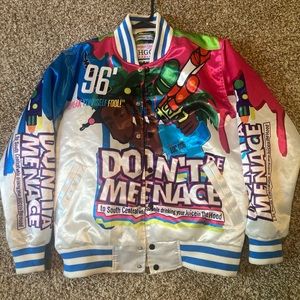DONT BE A MENACE SATIN JACKET